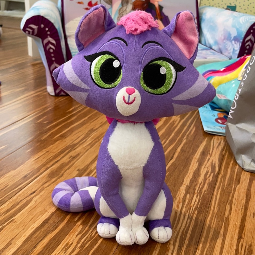 Disney purple kitty plushie